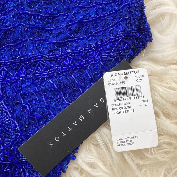 AIDAN MATTOX V-Neck Mini Dress - Picture 8 of 14